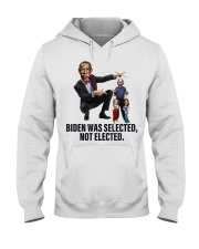 Biden was selected, not elected Hooded Sweatshirt tile