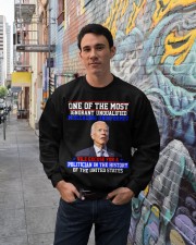 One of the most ignorant unqualified Crewneck Sweatshirt lifestyle-unisex-sweatshirt-front-2