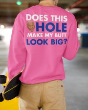 Does this make my butt look big Crewneck Sweatshirt apparel-crewneck-sweatshirt-lifestyle-back-111