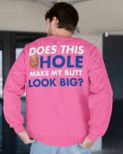 Does this make my butt look big Crewneck Sweatshirt apparel-crewneck-sweatshirt-lifestyle-back-94