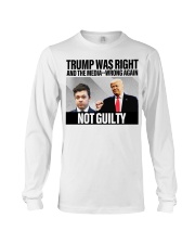 Trump was right Long Sleeve Tee tile
