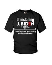 Uninstalling J Biden Youth T-Shirt tile