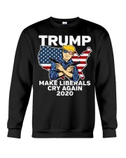 The Sequel Make Liberals Cry Again Trump 2020 Crewneck Sweatshirt thumbnail