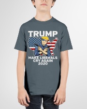 The Sequel Make Liberals Cry Again Trump 2020 Youth T-Shirt garment-youth-tshirt-front-01