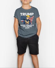 The Sequel Make Liberals Cry Again Trump 2020 Youth T-Shirt lifestyle-youth-tshirt-front-1
