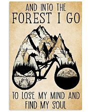Into The Forest I Lose My Mind Cycling 11x17 Poster front