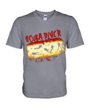 Hobbies Scuba Diving-04 V-Neck T-Shirt tile