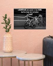 Cycling Champions Are Made In 17x11 Poster poster-landscape-17x11-lifestyle-21