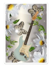 Guitar Sticker tile