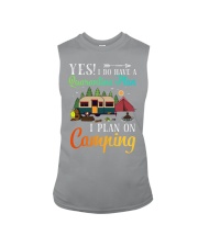 Camping-yes i do have a quarantine Sleeveless Tee tile