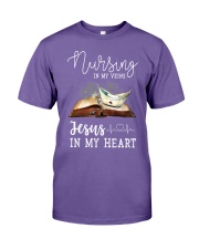 nurse-in my veins Premium Fit Mens Tee tile