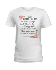 To My mother-in-law Ladies T-Shirt thumbnail