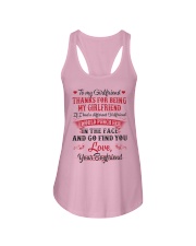 To My Girlfriend Ladies Flowy Tank thumbnail