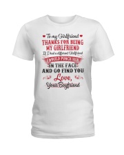 To My Girlfriend Ladies T-Shirt thumbnail