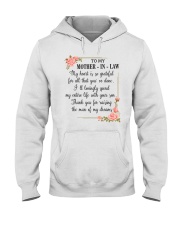 To My mother-in-law Hooded Sweatshirt thumbnail