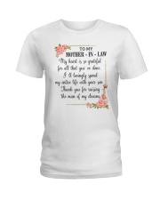 To My mother-in-law Ladies T-Shirt thumbnail