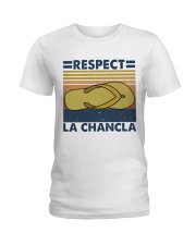Respect A Chancla Ladies T-Shirt thumbnail