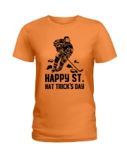 Happy ST Hat Trick's Day Ladies T-Shirt thumbnail
