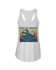 Keep On Crocin Ladies Flowy Tank thumbnail