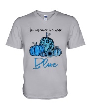 We Wear Blue V-Neck T-Shirt thumbnail