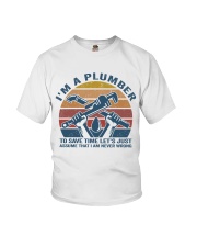 I'm A Plumber Youth T-Shirt thumbnail