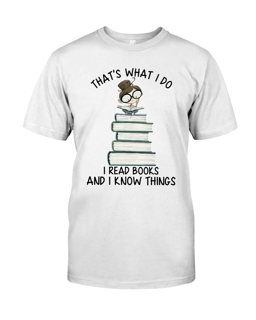 I Read Books Classic T-Shirt