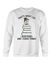 I Read Books Crewneck Sweatshirt thumbnail