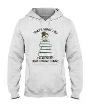 I Read Books Hooded Sweatshirt thumbnail