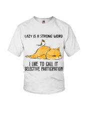 Lazy Is A Strong Word Youth T-Shirt thumbnail