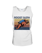Rocket Sloth Unisex Tank thumbnail