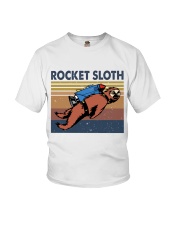 Rocket Sloth Youth T-Shirt thumbnail