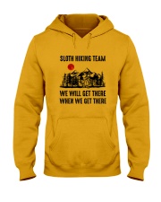 Sloth Hiking Team Hooded Sweatshirt front