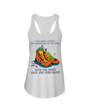 Live With A Spirit Ladies Flowy Tank thumbnail