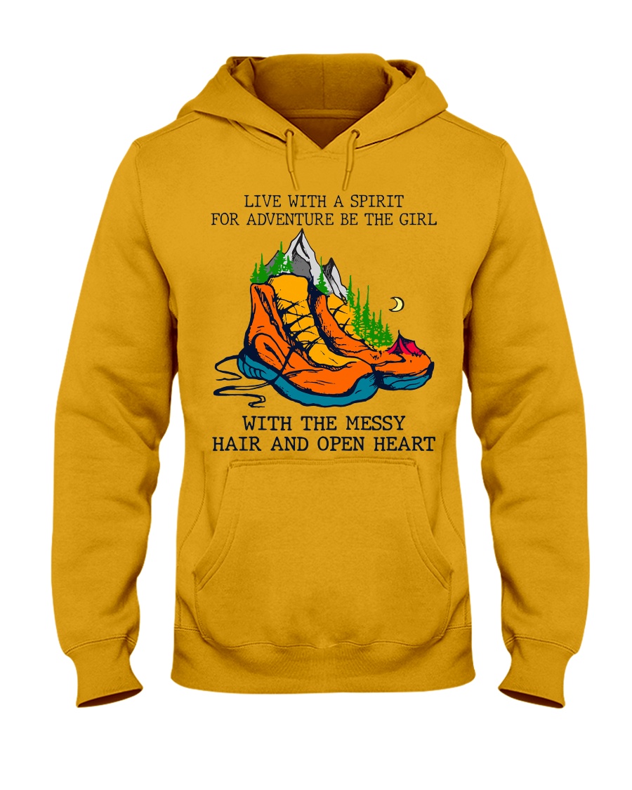 Live With A Spirit Hooded Sweatshirt