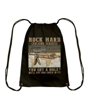 Rock Hard Caulking Services Drawstring Bag thumbnail