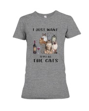 Pet All The Cats Premium Fit Ladies Tee thumbnail