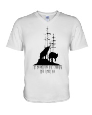 The Mountains Are Calling V-Neck T-Shirt thumbnail