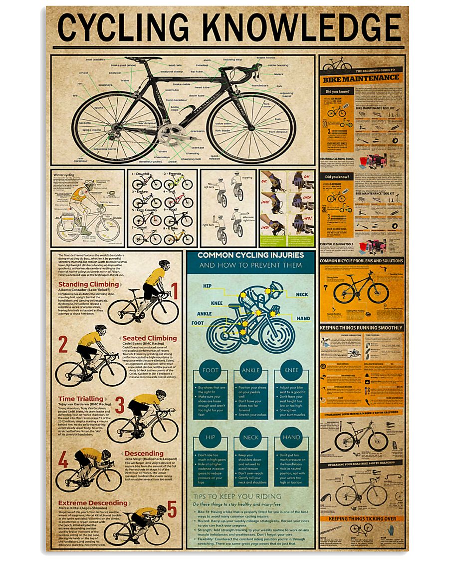 Cycling Knowledge 11x17 Poster
