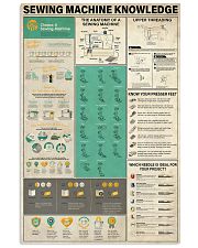 Sewing Machine Knowledge 11x17 Poster front