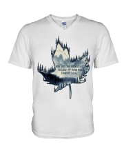 And Into The Forest I Go V-Neck T-Shirt thumbnail