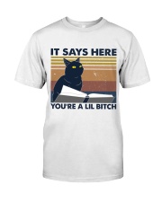 It Says Here Premium Fit Mens Tee thumbnail
