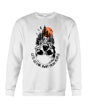 Lets Go Far Away From People Crewneck Sweatshirt thumbnail