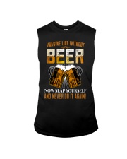 Imagine Life Without Beer Sleeveless Tee thumbnail