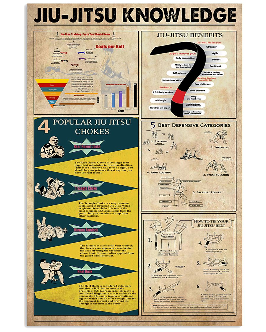 Jiu-jitsu Knowledge 11x17 Poster