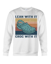 Lean With It Croc With It Crewneck Sweatshirt thumbnail