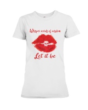 Whisper Words Of Wisdom Premium Fit Ladies Tee thumbnail