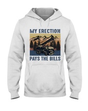My Erection Pays The Bills Hooded Sweatshirt thumbnail