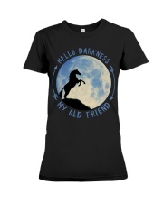 Hello Darkness My Old Friend Premium Fit Ladies Tee thumbnail
