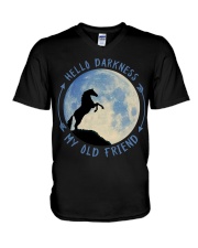 Hello Darkness My Old Friend V-Neck T-Shirt thumbnail