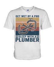 Get Wet By A Pro V-Neck T-Shirt thumbnail